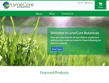 Tablet Screenshot of lymecore.com